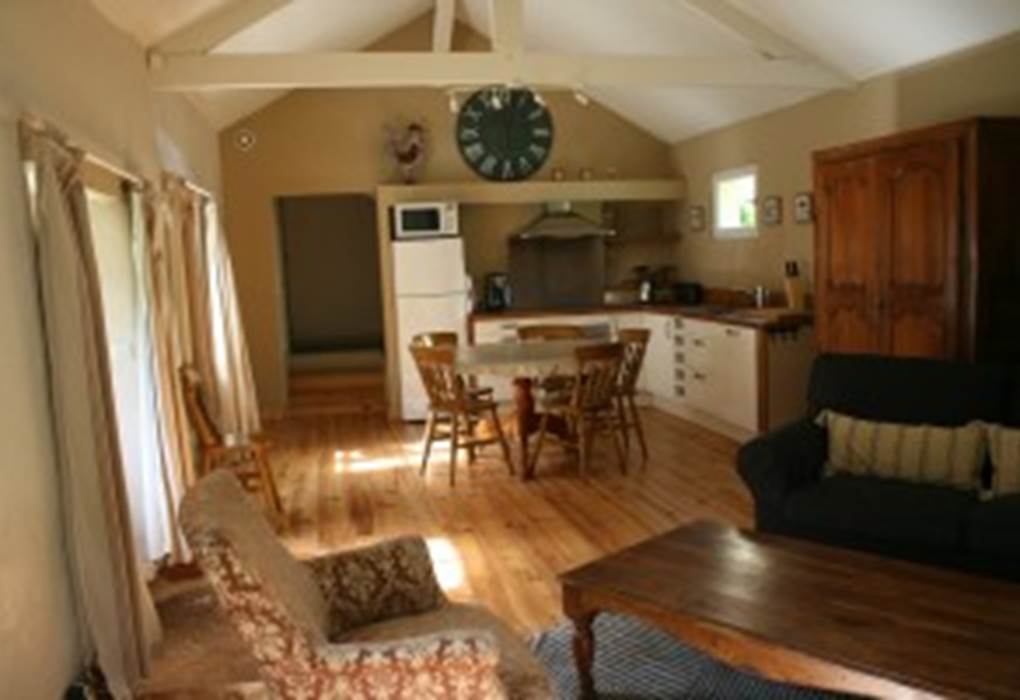 La cuisine ouverte sur le séjour