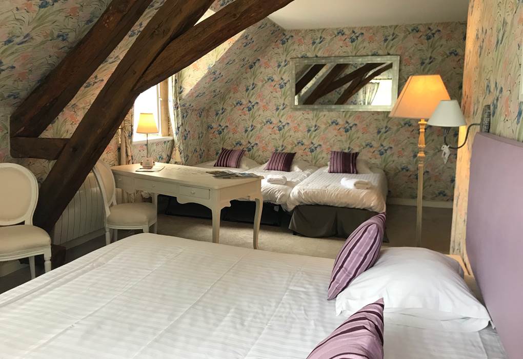 Chambre Parme dans le château au second niveau avec ascenseur