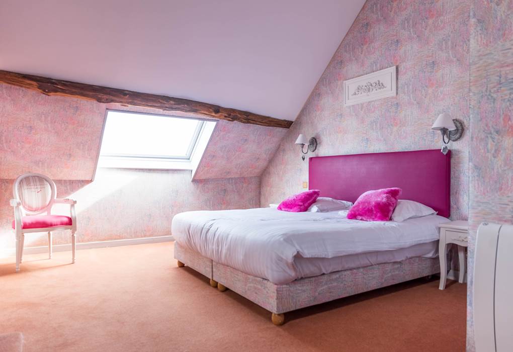 Château chambre 16 avec mezzanine au troisième niveau