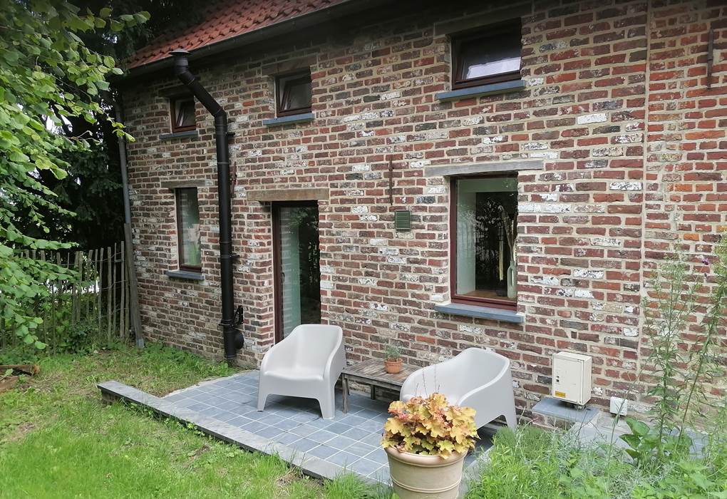 Jardin arriere achterzijde gite