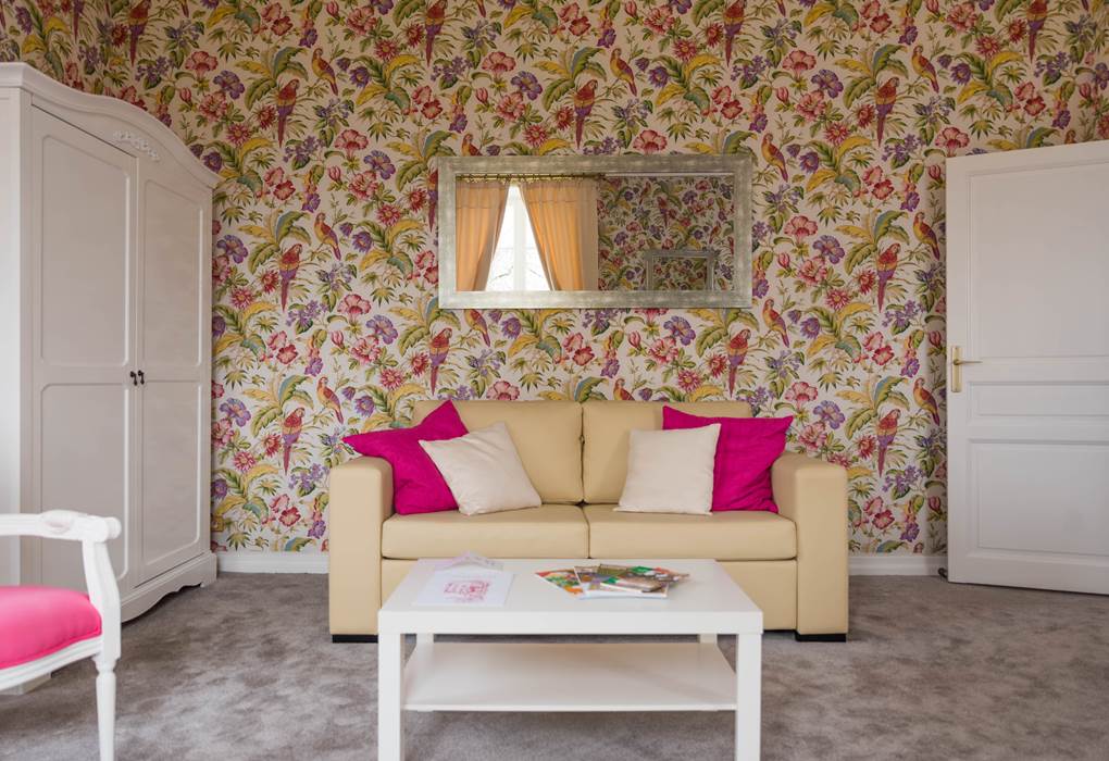 Chambre Perroquets château canapé