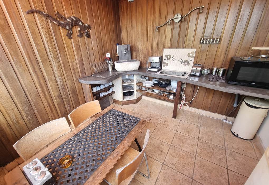 Cuisine sur terrasse Orchidée