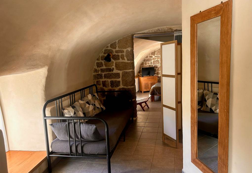 la calade chambres d'hotes et espace bien être ardèche lit une place chambre chanvre