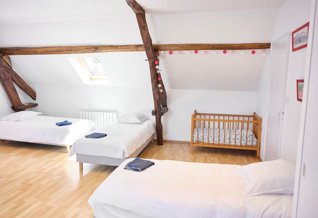 Dortoir 6 lits étage Gîte Evasion