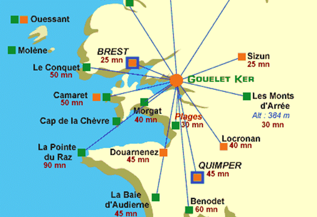gouelet-ker, gîte ou chambre d'hôtes, loin de nulle part