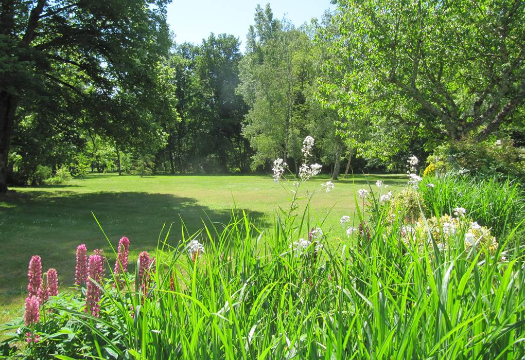 Depuis votre chambre, vous pourrez admirer la beauté du parc fleuri et arboré.