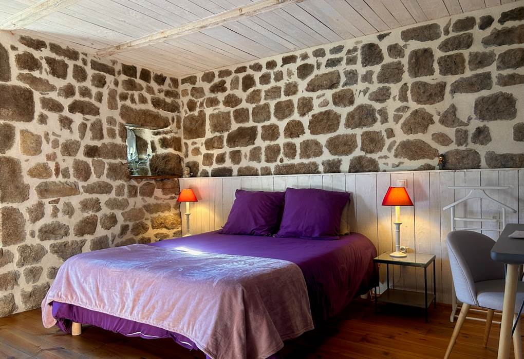 la calade chambres d'hotes et espace bien être ardèche chambre ardoise