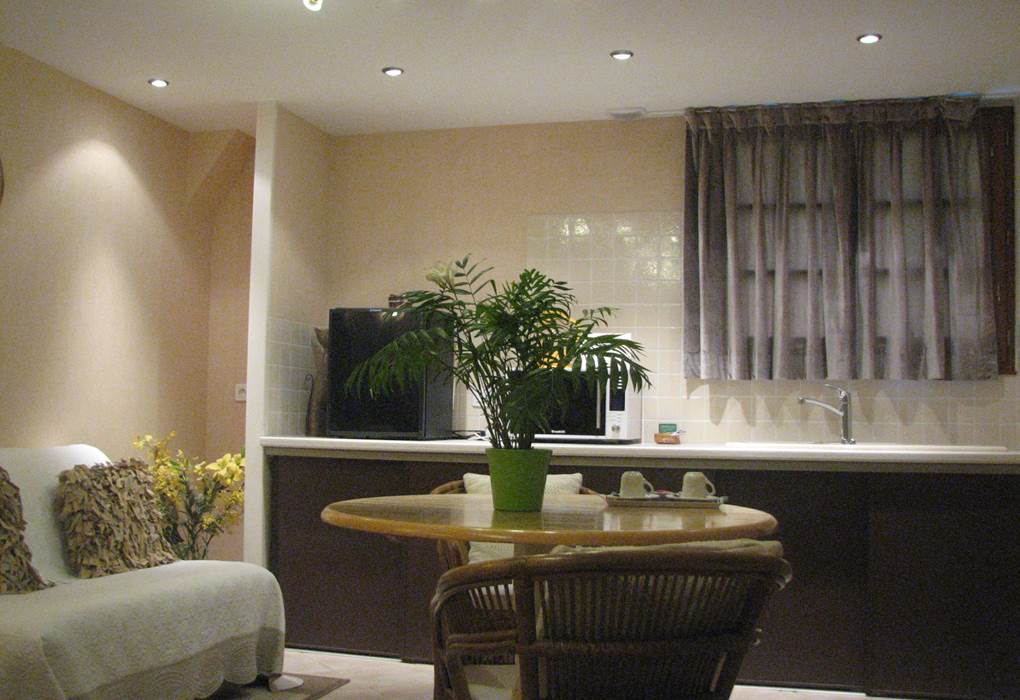 Kitchenette Chambre double Junior Le Pas de l( Âne Saint Ondras