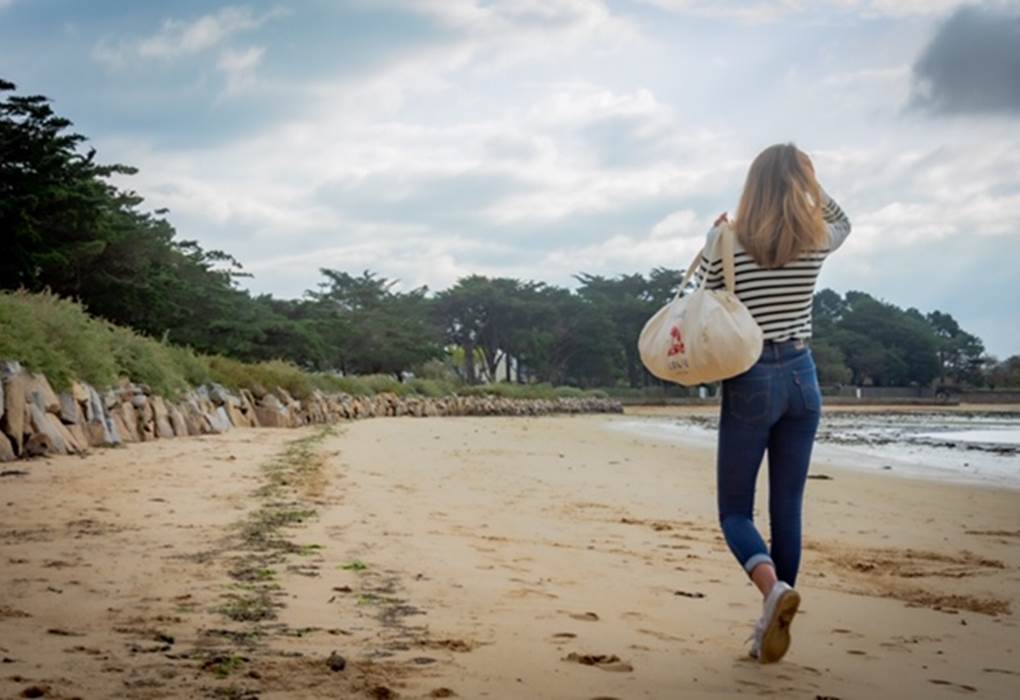 Balade sur la plage de Locmiquel