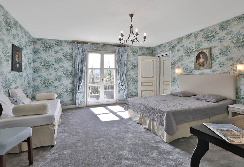 Gîte Junior Suite Gentilhommière avec Chambre 25 PMR - balcon vue parc