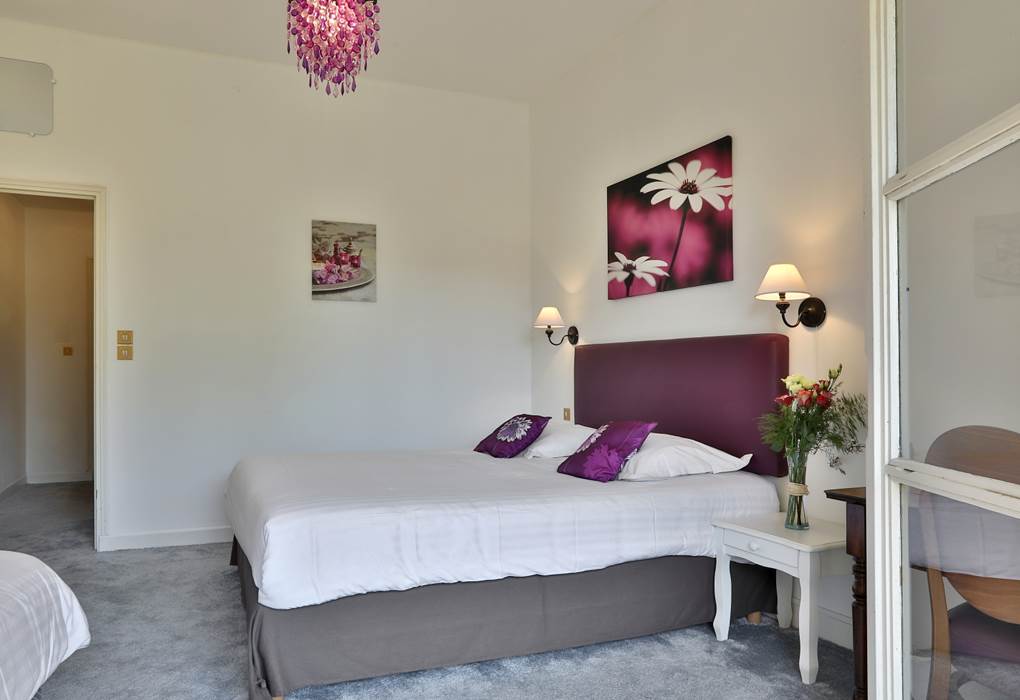 Chambre Gentilhommière 22 en rez dejardin de 2 à 3 personnes