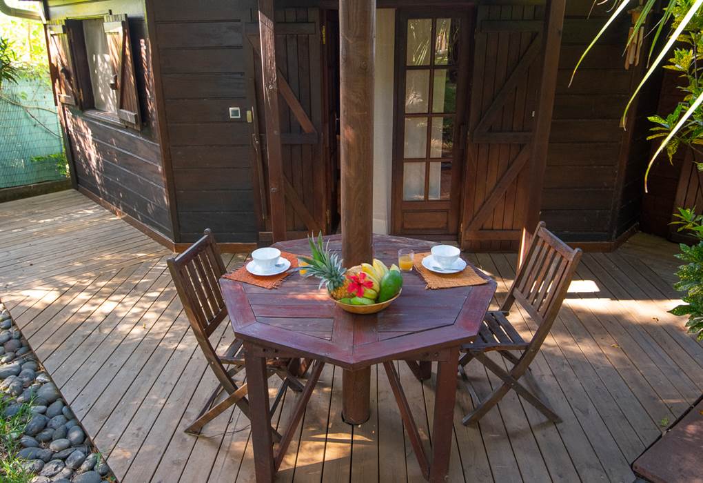 terrasse bungalow Baobab