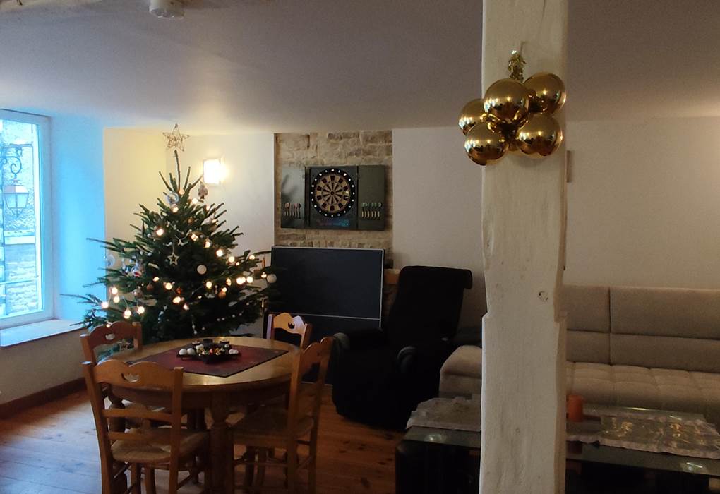 Salle à Noël