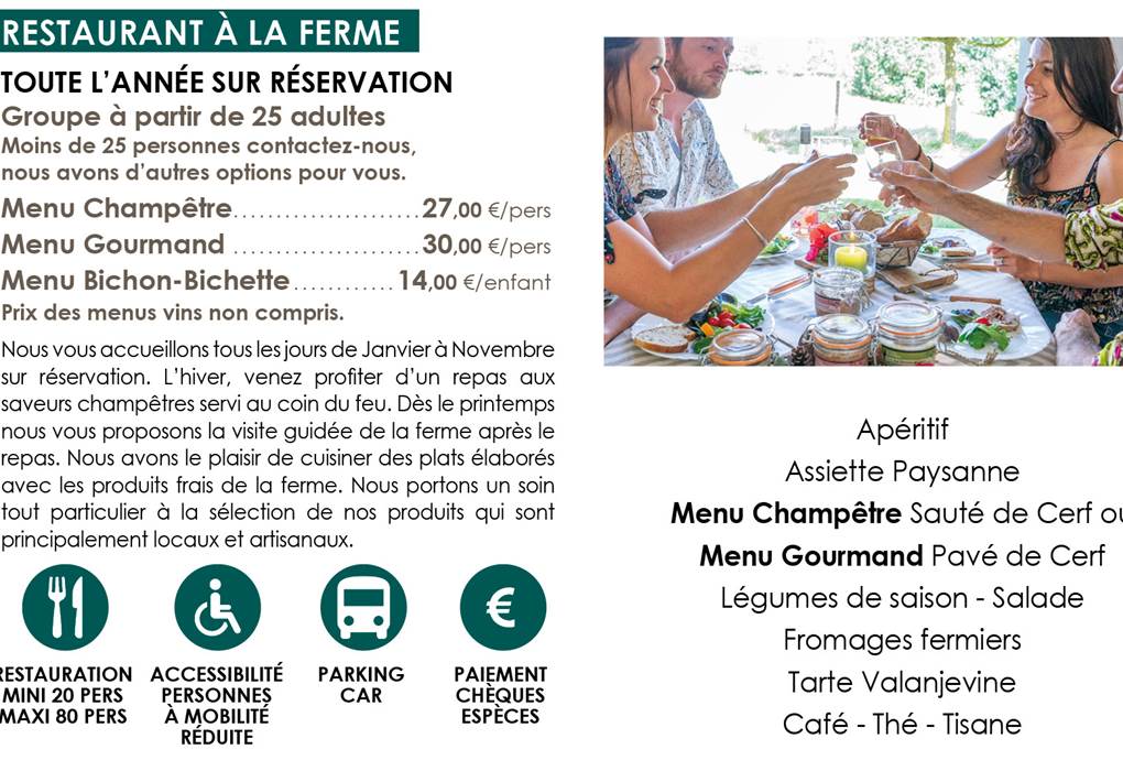 restaurant à la ferme 2022-2023 SITE