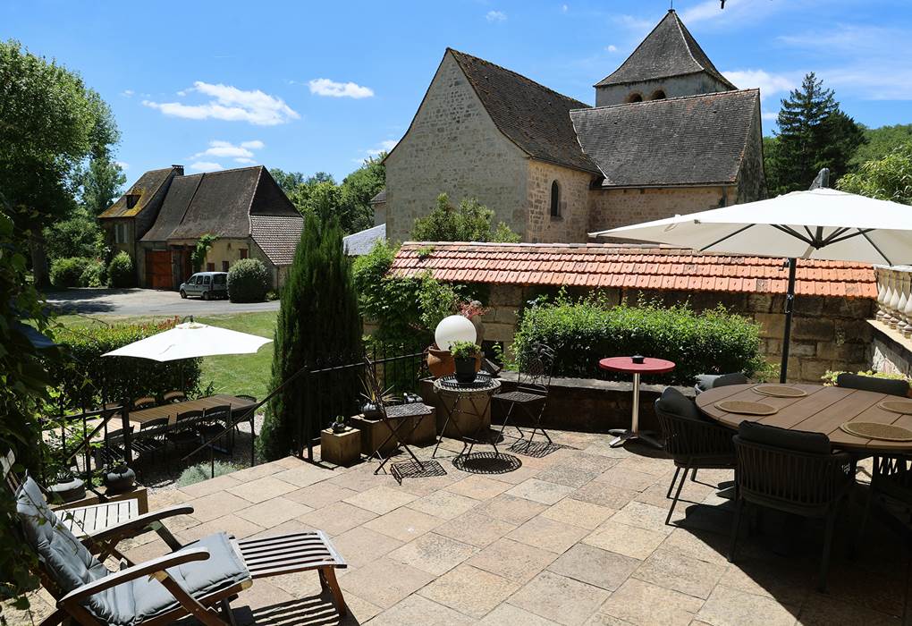 Chateau de Saint Chamarand - Exterieur, terasse et jardin