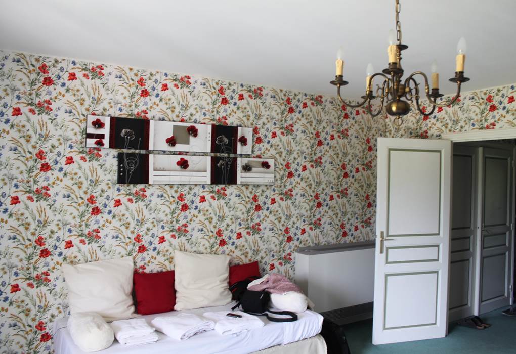 Chambre quadruple Coquelicot  Junior suite 26 avec lit gigogne et balcon - PMR