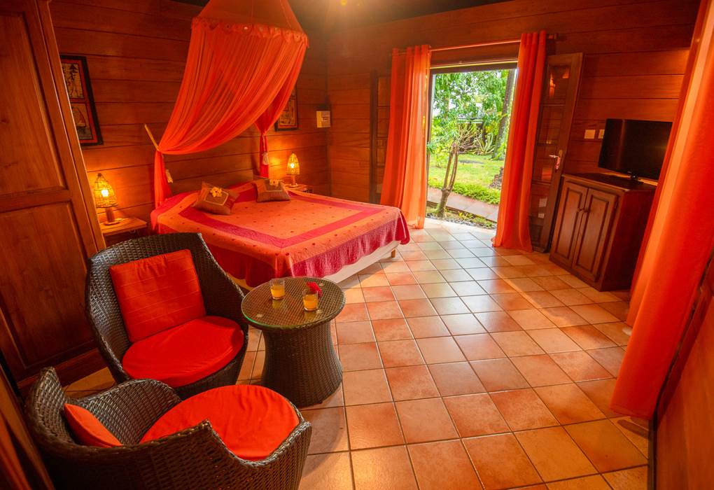 Bungalow Hibiscus donnant sur le jardin