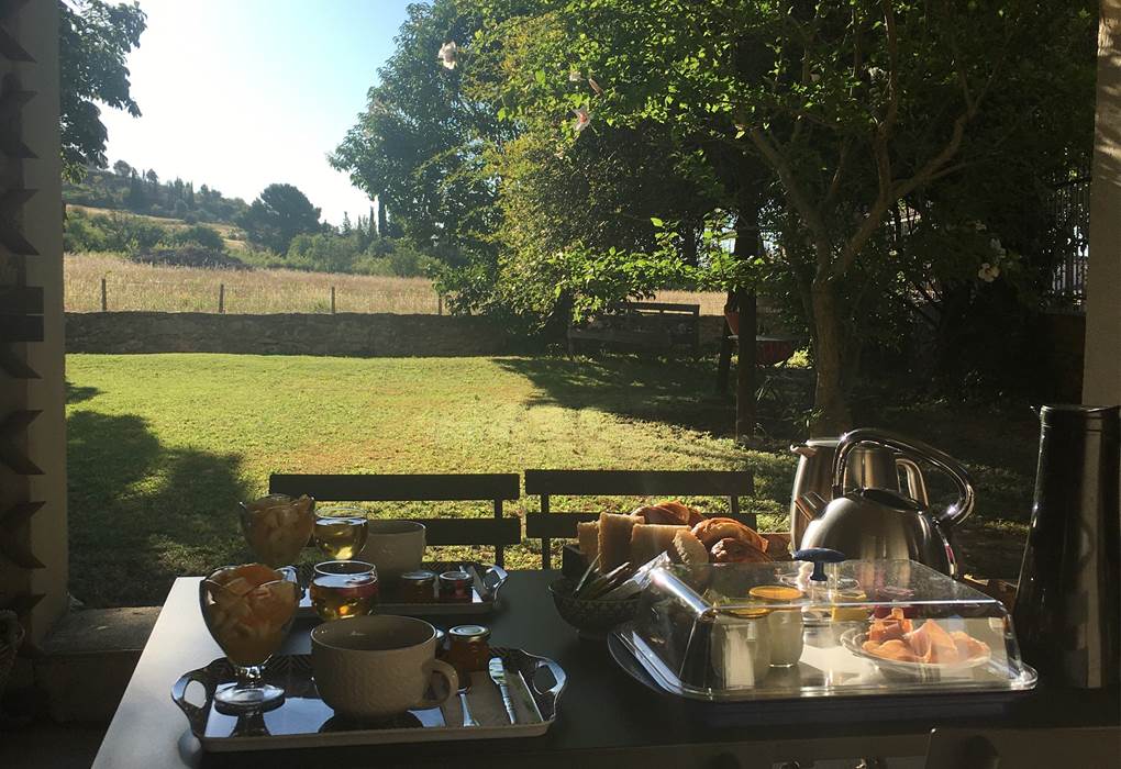 Le jardin coté terrasse