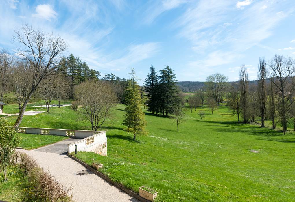 Gîte 33 ou 34 vue du parc depuis les balcons