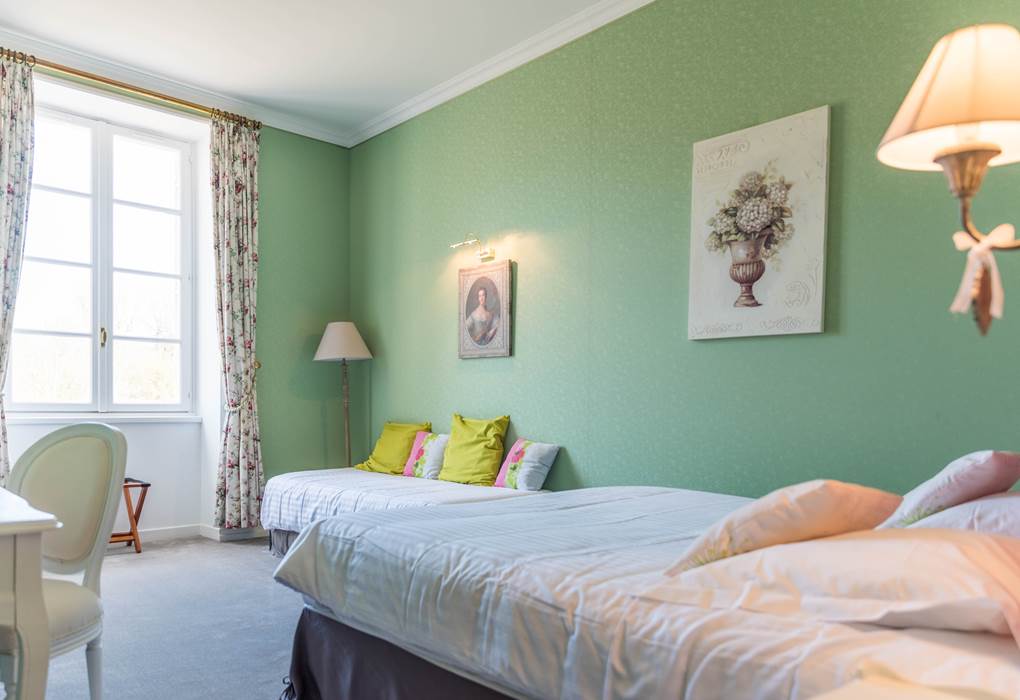 Chambre Verte Château double ou quadruple