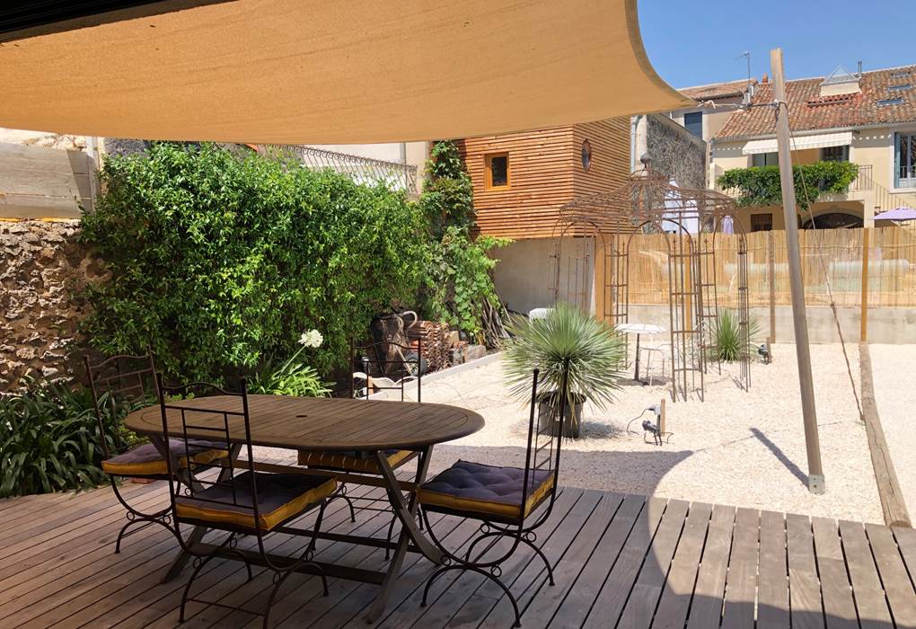 Vue du gite de la casa occitane