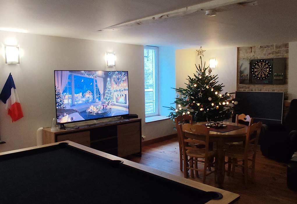 Salle à Noël