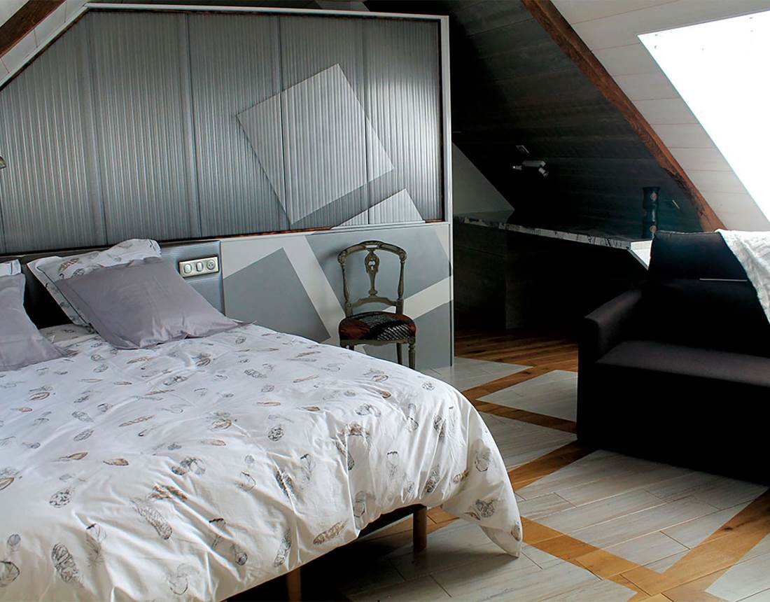 Chambre Carré blanc