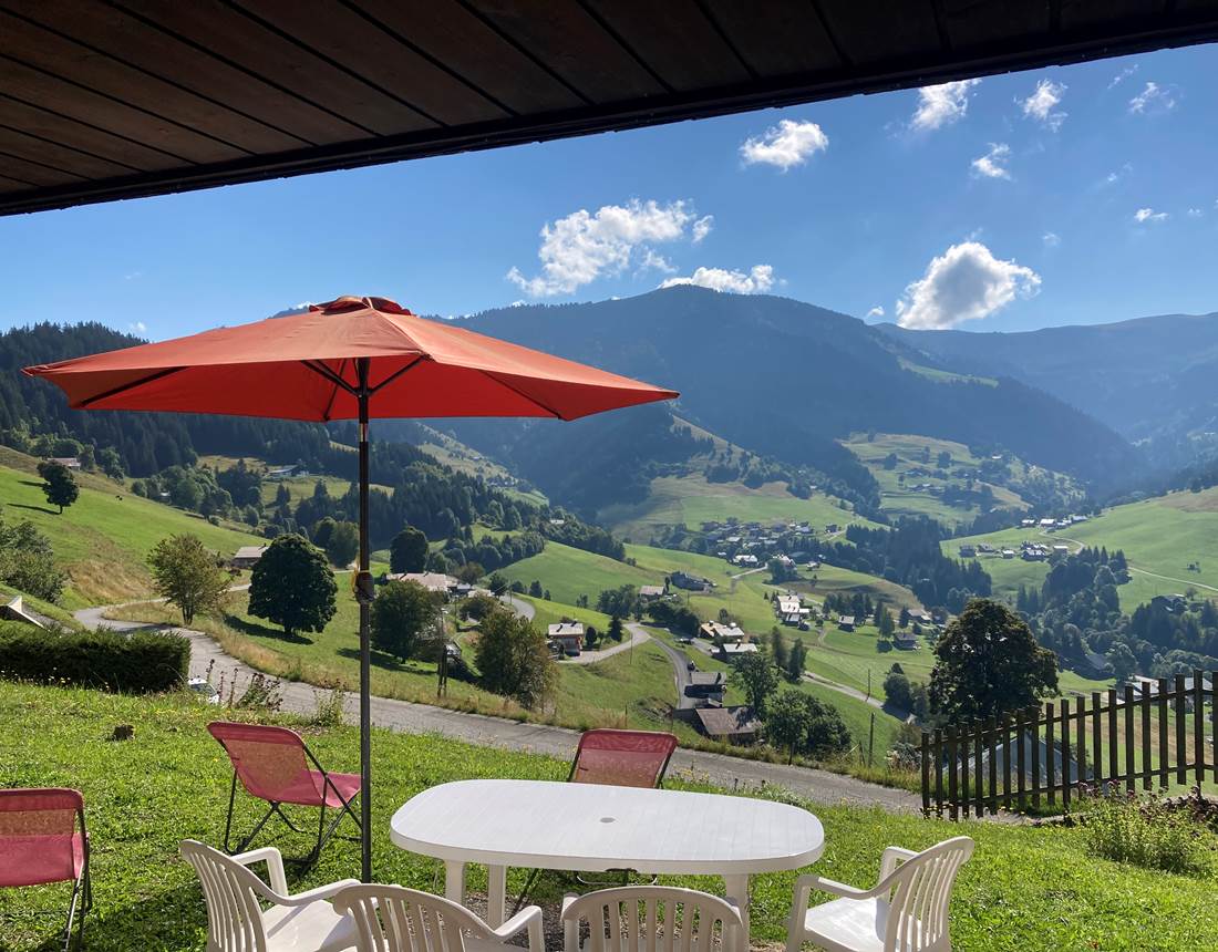 Terrasse avec vue