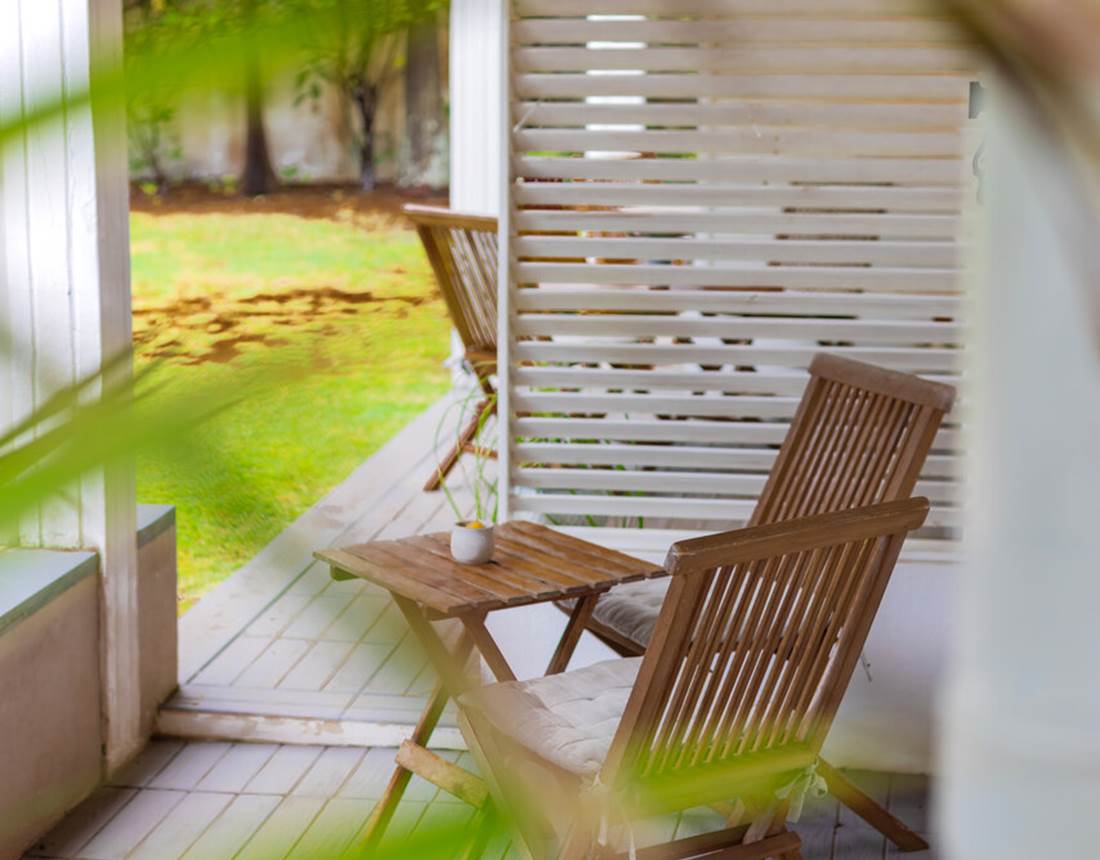 terrasse paille en queue