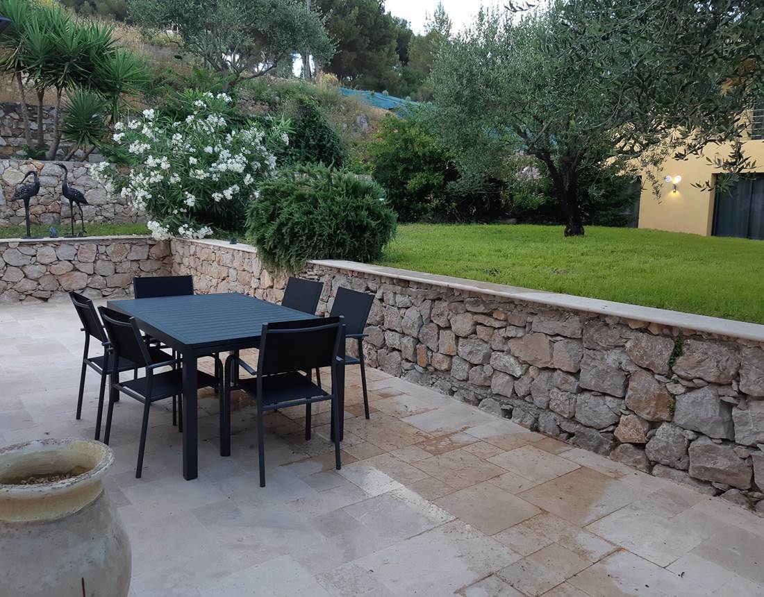 Terrasse de l'appartement - Garrigue-