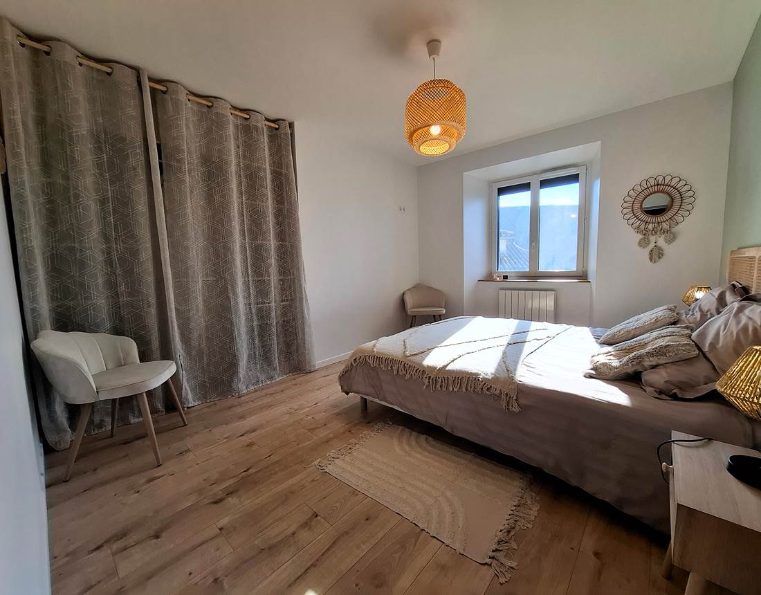 Chambre double bohème vue campagne clos des hirondelles limousin