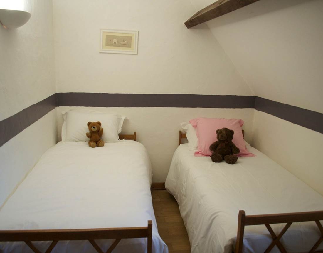 Gîte14pers avec 2 lits jumeaux