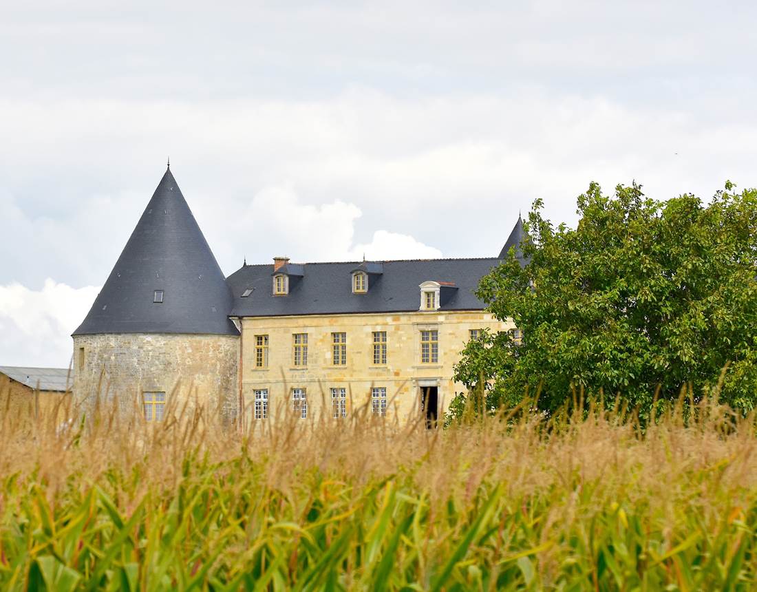 arrière du château