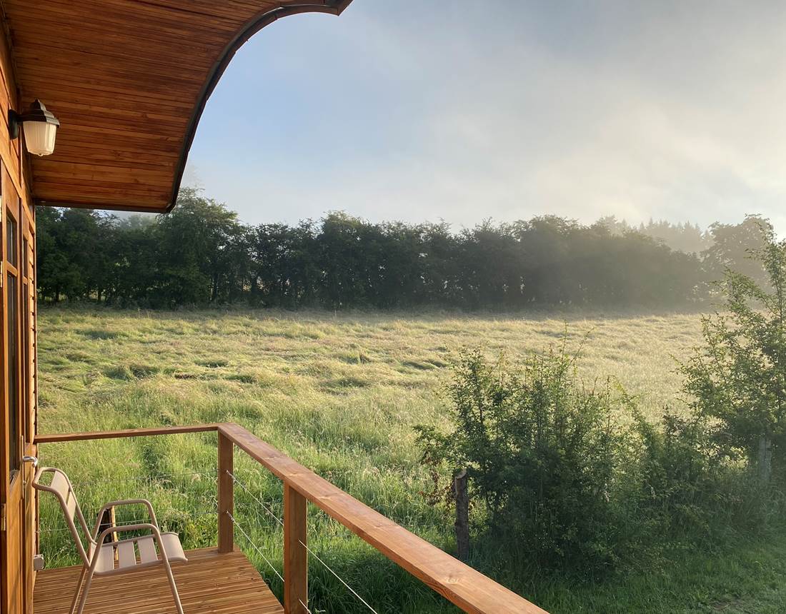 Les terres de la chouette, belle lumière matinale