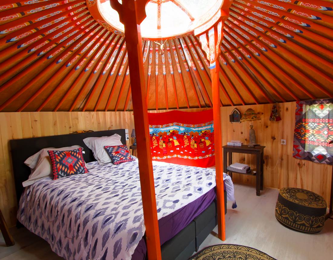 Intérieur de la cabane