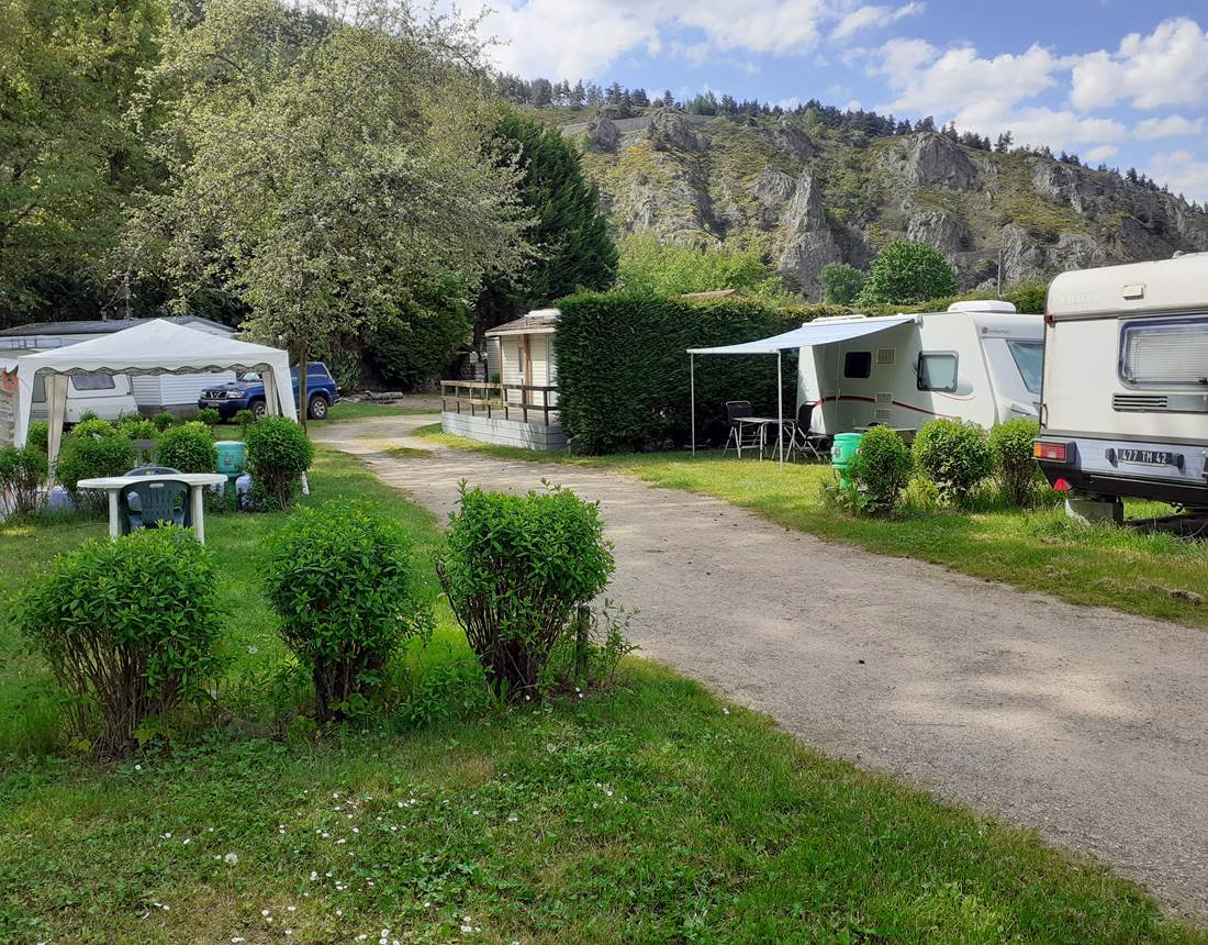 VUE SUR LES EMPLACEMENTS