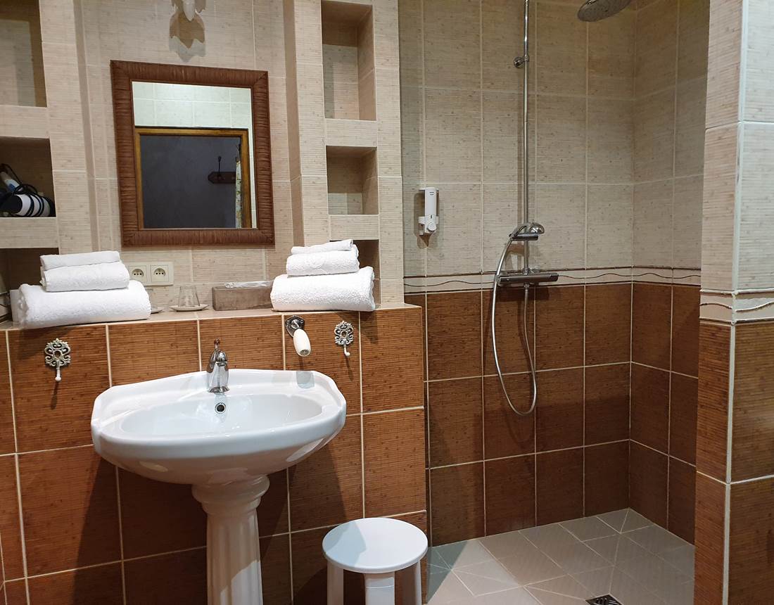 Douche à l'italienne