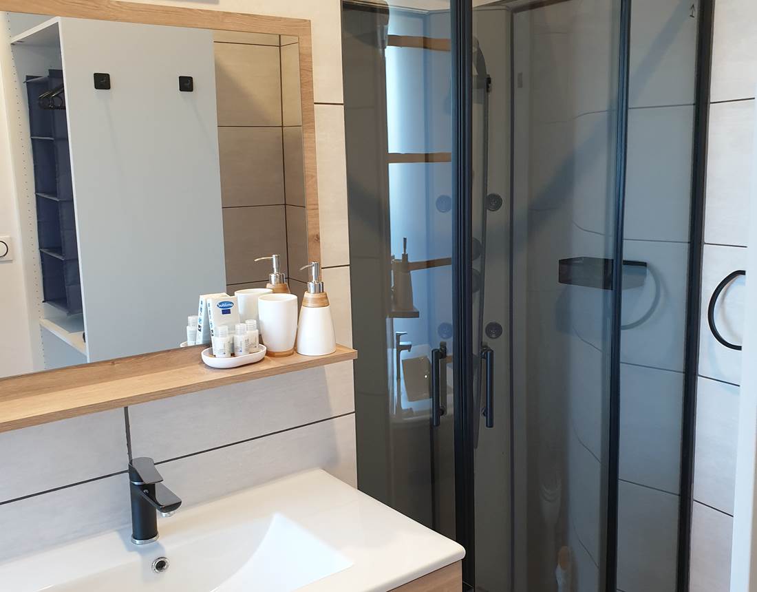 LES CHAMBRES DE MON P'TIT MAS - chambres d'hôtes - propriété rurale - Chambre Double avec Salle de Bains Privative