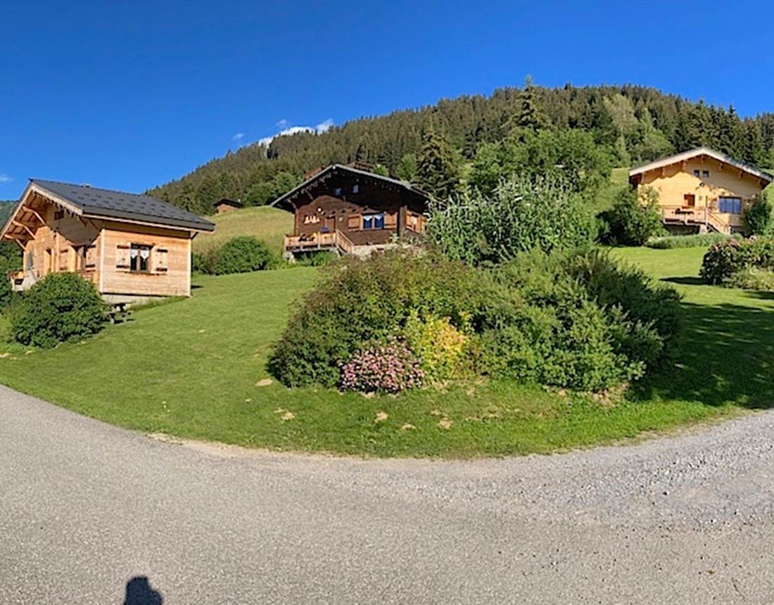Les chalets d'Heidi en  été