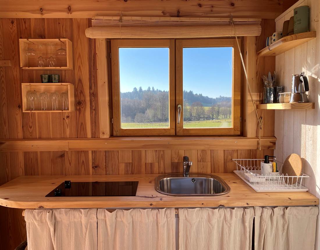 Les terres de la chouette, kitchenette