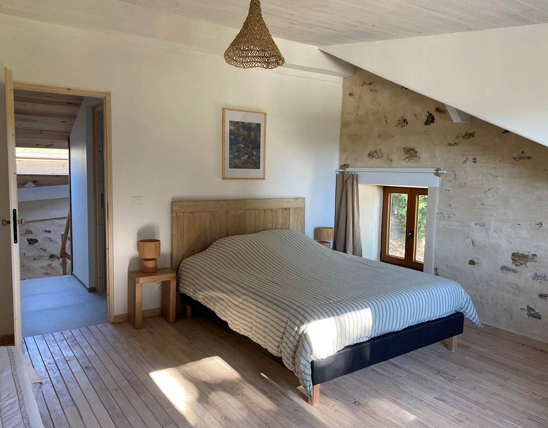 Gîte de la chevêche et sa chambre spacieuse