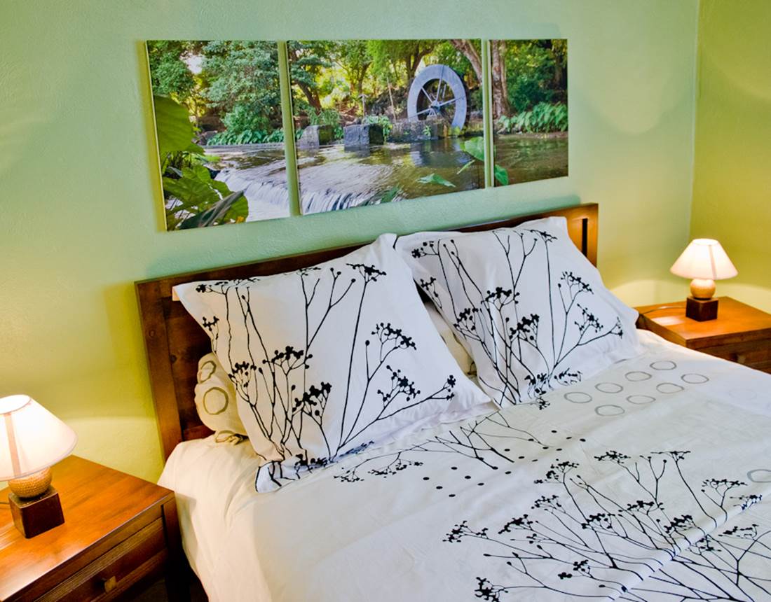 chambre verte -moulin à eau