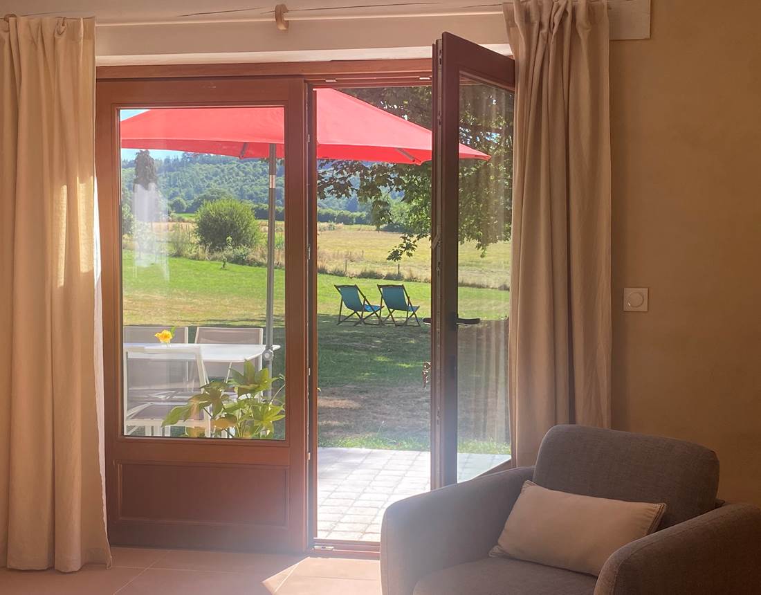 Gîte de la chevêche, vue sur la nature