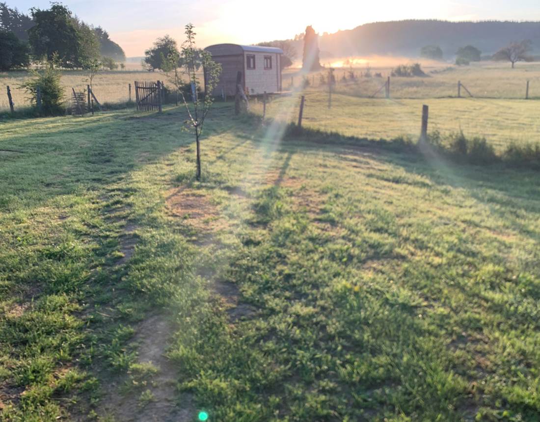 Les terres de la chouette, la belle lumière matinale