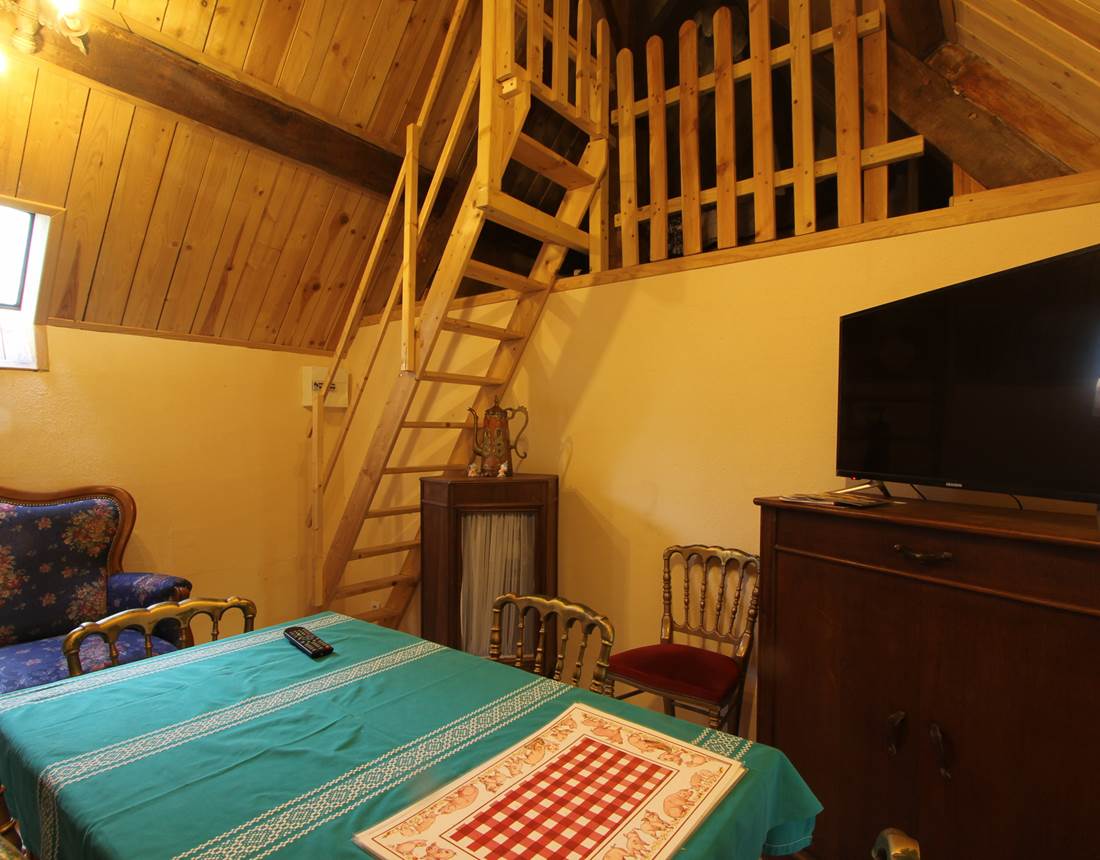 Vue vers la mezzanine