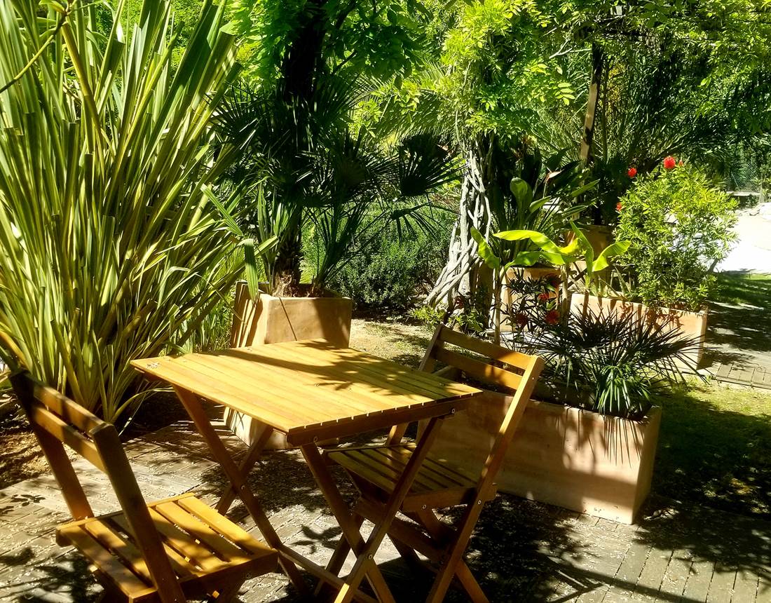 Terrasse chambre Hibiscus