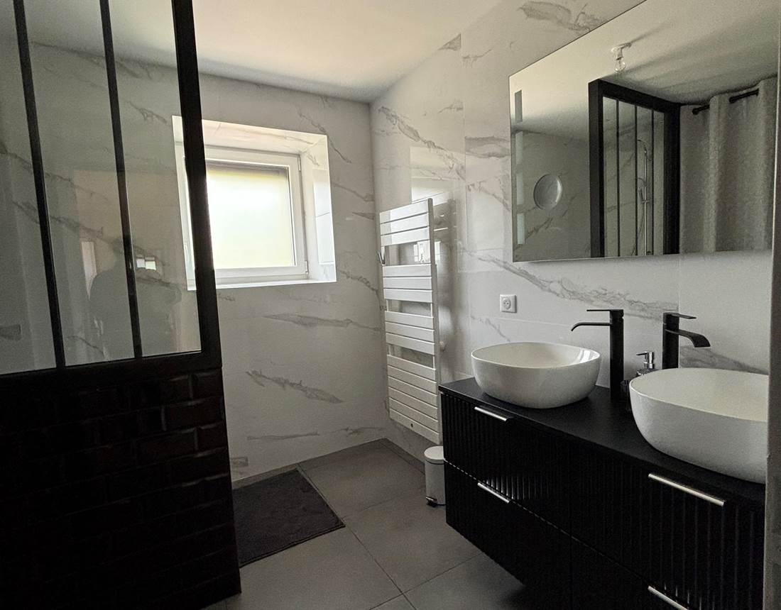 SDB chic étage clos des hirondelles limousin