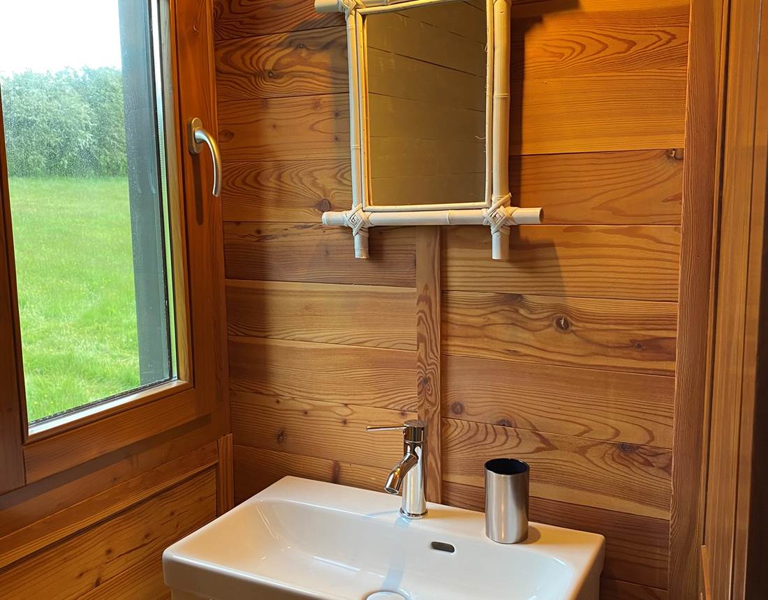 Les terres de la chouette, coin cosy pour se laver