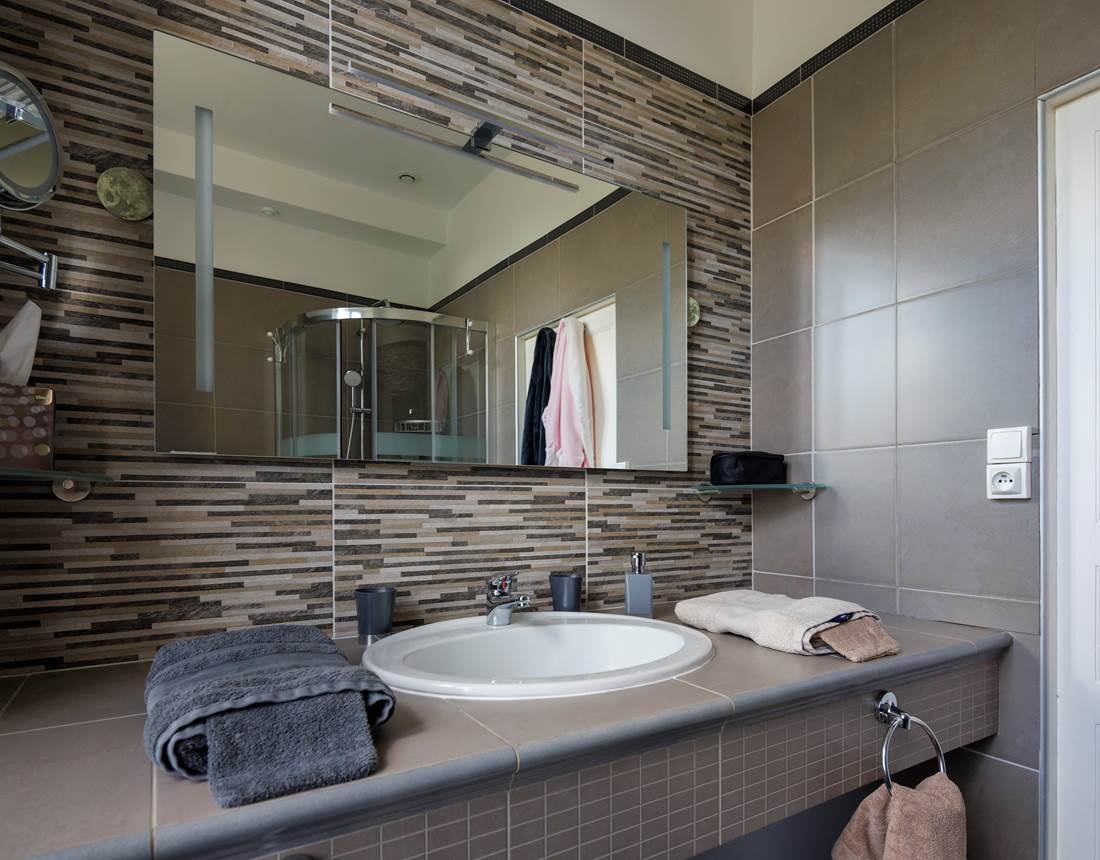 Le bel espace lavabo