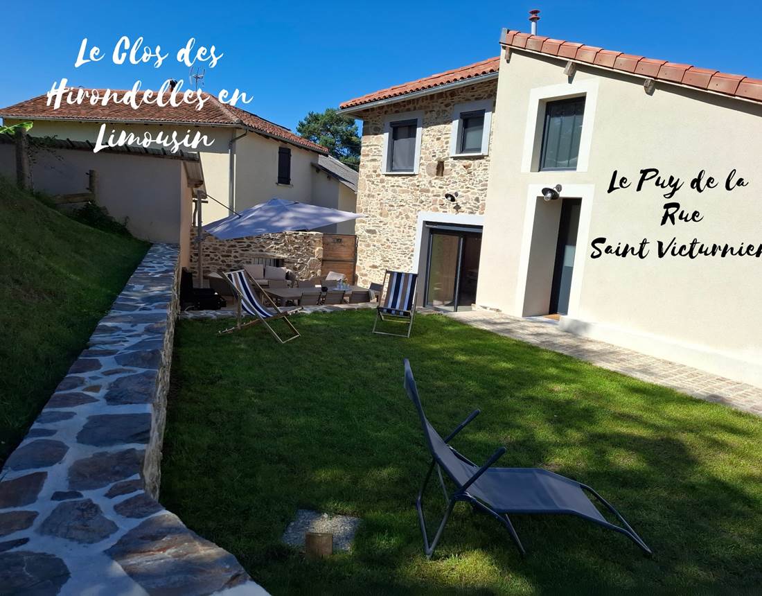 Gîte familial St Victurnien grande capacité clos des hirondelles limousin